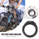 110cm Bicycle Chain Block Lock 4 Digit Code Combination Anti-theft Cable Lock