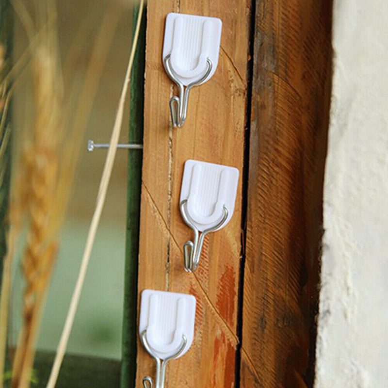 6pcs Viscose Hook Strong Wall Stickers Towel Holder Kitchen Bathroom Home Gadget