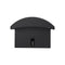 Adhesive Hat Hooks for Wall (Pack of 10) - Baseball Caps Hangers Rack (Black)