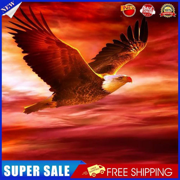5D DIY Diamond Painting Kits Full Round Drill Eagle Mosaic Picture Wall Art