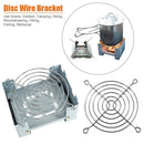 Portable Mini Outdoor Camping Foldable Stainless Steel Disc Wire Bracket Newly