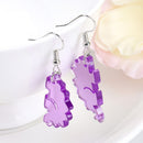 Colorful Little Dinosaur Earrings Acrylic  Earrings Geometric Lovely Jewelry