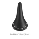 Bicycle Saddle Leather Soft Bike Seat Cover Mat MTB Bike Cushion (Black) Newly