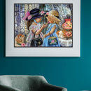 5D DIY Full Drill Square Diamond Painting 2 Girls Cross Stitch Embroidery