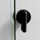 Indicator Buckle Nylon Plastic Partition Door Lock Handle Indicator Lock Black