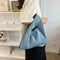 #A Fashion Pleated Knotted Handbag Designer Female Shopper Travel Coin Tote Purs