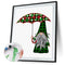 Christmas Gnome Oil Paint By Numbers Set Canvas Drawing DIY Coloring Picture Kit