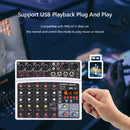 BMG-06D 6 Channels 16 DSP Bluetooth-compatible Audio Mixer (White US Plug) Newly