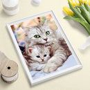 5D DIY Diamond Painting Cross Stitch Hugging Cat Embroidery Craft Needlework Set