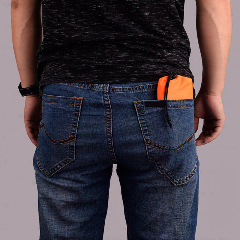 100x140cm Moistureproof Pocket Beach Blanket Mini Camping Mattress (Orange)