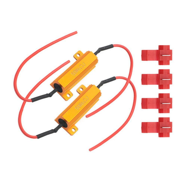 Wiring Resistance 50W 6 ohm Turn Signal Load Resistor Headlight Load Resistor