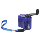 USB Emergency Charger Hand Crank Mobile Phone Power Generator for Camping T
