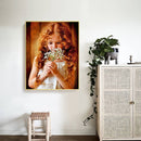 Diamond Painting DIY Little Girl Full Round Diamond Mosaic Art