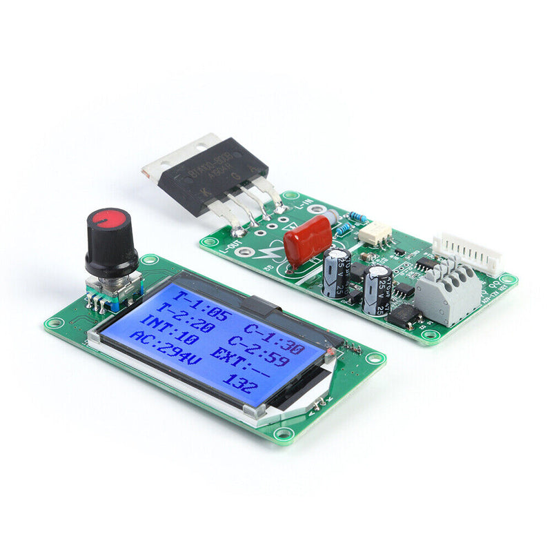 100A LCD Display Spot Welding Machine Dual Pulse Encoder Time Control Module