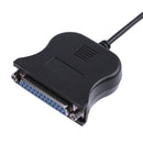 USB 2.0 Male to 25 Pin DB25 Female Parallel Port Printer Adaptor Cable Wire