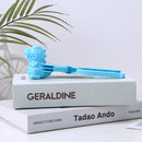 Snowball Maker Tool Dragon Shape Snow Ball Tongs with Handle (Blue) Newly