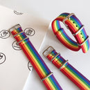 Bracelet Charm Straps Rainbow Wristband Cotton Linen Daisy Strap Bracelets