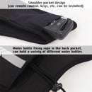 Women Safety Running Reflective Vest Fitness Backpack Phone Bag Chest Pocket