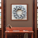 Full Round Drill Diamond Painting Kit Snowflake Wreath Rhinestone Drawing Dec