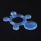 Cute Baby Teether Kids Silicone Teething Chewable Pacifier (Blue Tortoise) Newly