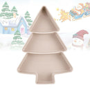 Snack Storage Box Fruit Plate Christmas Tree Shape Desktop Fruits Organizer