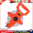 100m Open Reel Retractable Fiberglass Tape Measure Metric Measuring Ruler Newly