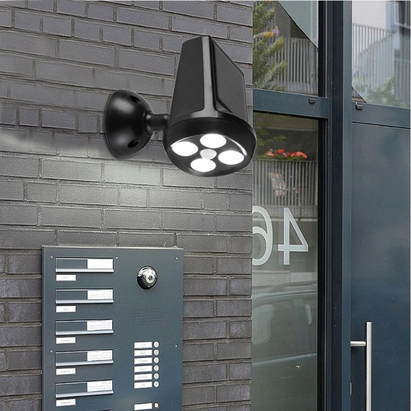 3535SMD 4LED 350LM Solar Wall Lamp Motion Sensor Garden Aisle Yard Light