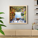Full Embroidery Four Seasons DIY Cross Stitch Kits Stamped 11CT Needlework