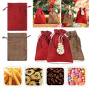 Number Label Wooden Pendant Countdown Hanging Tags Christmas Advent Calendar