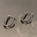 Fashion Twist Winding Earring S925 Earrings Party Jewelry Geometric Earring