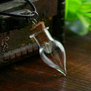 10 pcs Mini Empty Teardrop-shaped Vials Glass Bottles Penda Charm Vial L1C1 K4X7