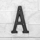 Cast Iron Letters Doorplate Metal Alphabet House Sign DIY Plate Cafe Wall Decor