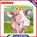 5D DIY Diamond Painting Cattle Full Round Drill Mosaic Rhinestone Picture Decor