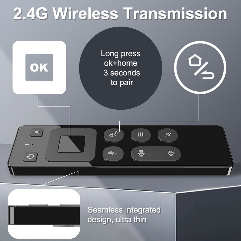 2"" 1 Air Mouse Voice Control IR Learning Air Mouse Remote Keyboard for Android