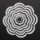 7Pcs/Set Flower Circles Metal Cutting Dies Stencils DIY Scrapbook