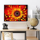 Handmade Full Round Drill Diamond Painting 5D Abstract Flower Poster Kit