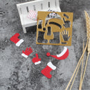 Christmas Clothes Set Metal Cutting Dies Stencils DIY Embossing Card Decor-