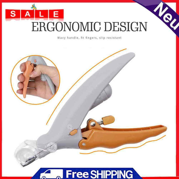 Pet Nail Clipper Nail Toe LED Light Claw Scissor Nail Trimmer Dog Cats