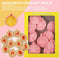 10Pcs/Set Christmas Cookie Cutter Set Hollow Sauce Jam Filled Xmas Ball Decor`