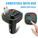 1X Car Wireless Bluetooth Compatible Transmitter Player Charger Adapter Car H9Z9