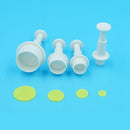 Biscuit Sugar Plunger Round Circle Cookie Cake Cutter Mold Fondant Craft Decor