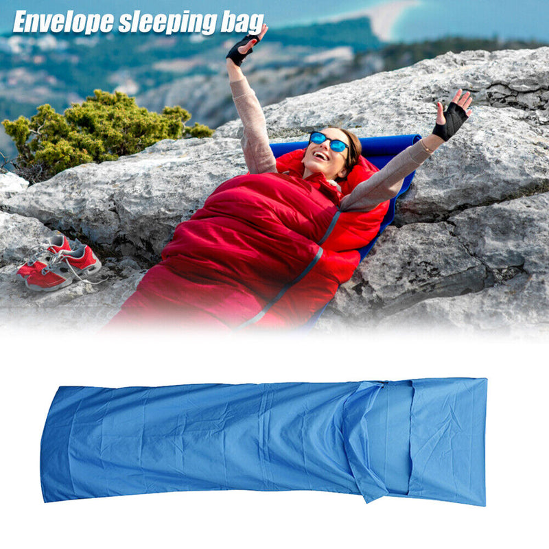 Single Close-Fitting Sleeping Bag Portable with Zipper Anti-Static for Traveling