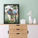 Partial Embroidery DIY Morning Glory 14CT Print Kit Cross Stitch Home Decoration