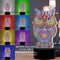 DIY Special Shaped Diamond Painting Owl LED Light Cross Stitch Embroidery L