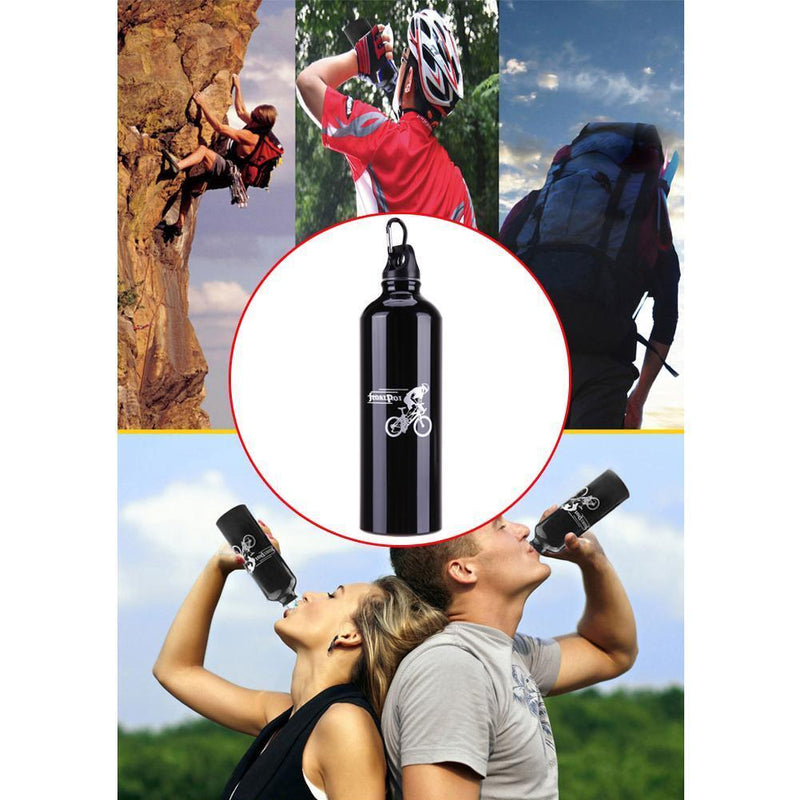 750ML Stainless Steel Bicycle Drinking Bottle Thermal Insulation Mountain Bike Sport Water Bottles