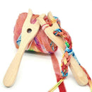 Needle Diy Wooden Fork Knitting Weaving Loom Sewing H1D8 g Handmade Braidin S1U1