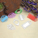 4pcs Metal Punching Molds Stencil Scrapbooking Paper Cards Craft Embossing Mold