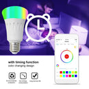 E27 Smart LED Bulb Lamp 85-265V Dimmable Voice APP Remote Control Home RGB Light