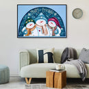 5D DIY Diamond Painting Kits Full Round Drill Snowman Mosaic Wall Picture D
