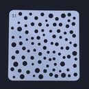 Spray Plate DIY Draw Tool Photo Album Tools for Kids Theme Hollow Ruler